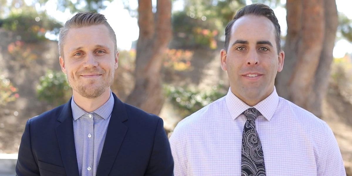 Chris Sommers MBA '19 and Michael Simons MBA '19